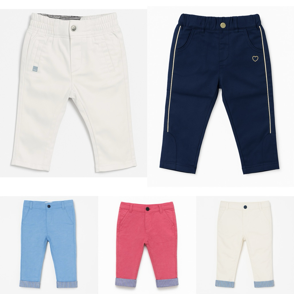 [Excess] (3m- 4y) ผ้าเด็กชายและเด็กหญิง Unisex + กางเกงสีกากี X04-240 L022 L017