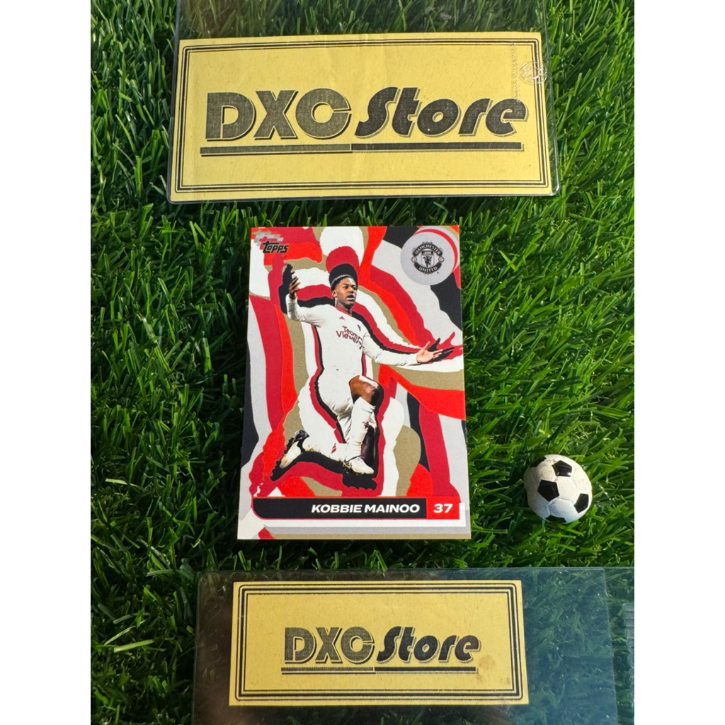 [ ของแท้ ] - CONTEQUENTTIAL - TOPPS MANCHESTER UNIQUE TEAM SET 2025 - KOBBIE MAINOO