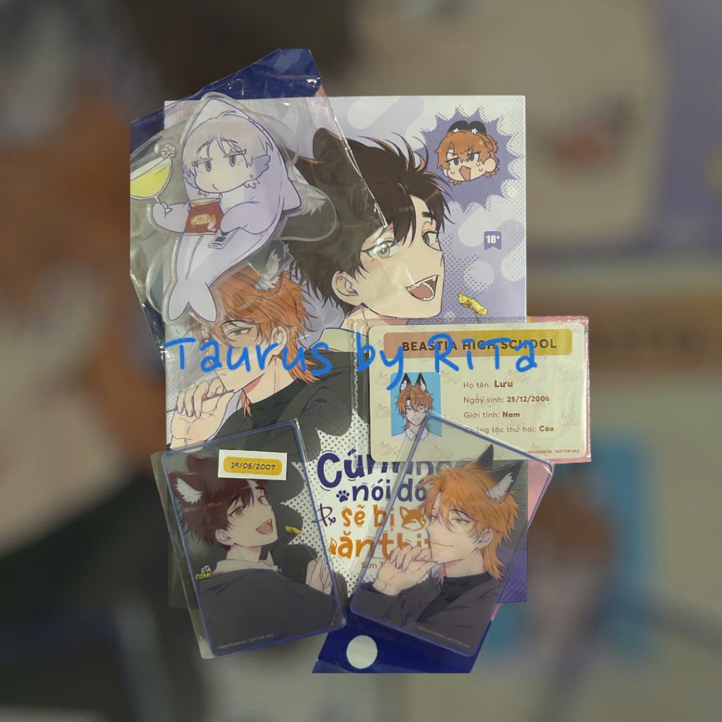 [Taurus] ลูกสุนัขตัวเล็กพิเศษ Lies Will Eat Meat 1+2 โมเดลสแตนดี้