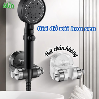 Giá đỡ vòi sen di động xoay 90 độ MIA, giá đỡ hút tường không cần khoan đục tiện lợi