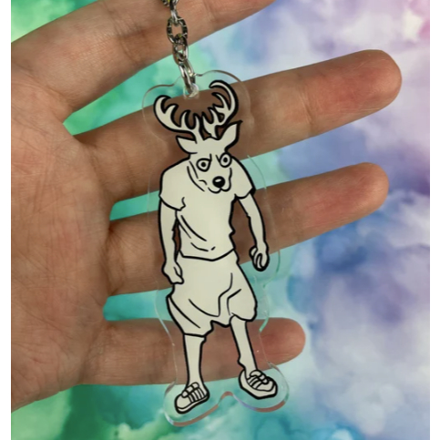 Beastars Angry Louis พวงกุญแจอะคริลิค Charms ตลกอะนิเมะ Furry Manga