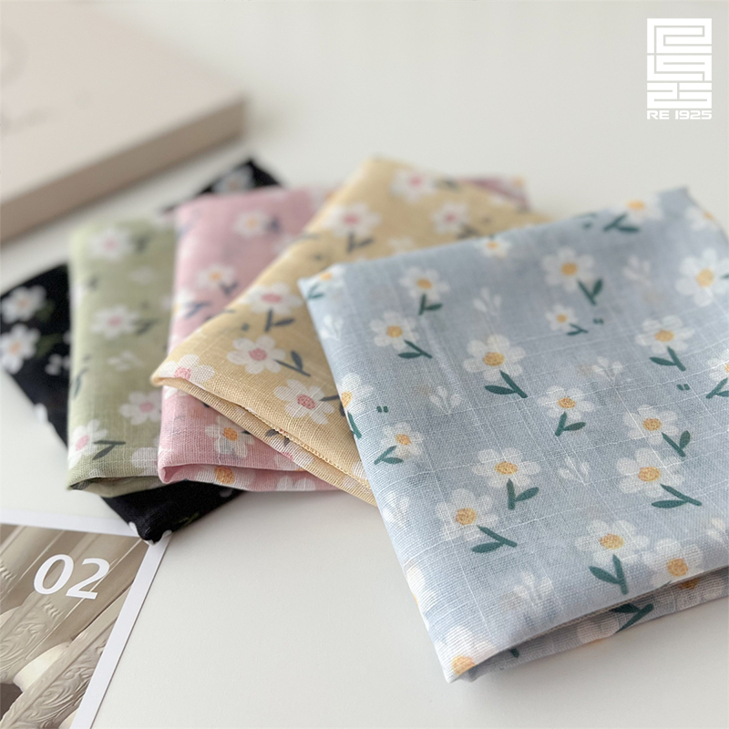 ผ้าโพกหัวมีฮู้ดทรงสี่เหลี่ยมลายดอกไม้ 56 * 56 ซม. - vibe อุปกรณ์เสริมชายหาดฤดูร้อน Re1925 Studio TUR