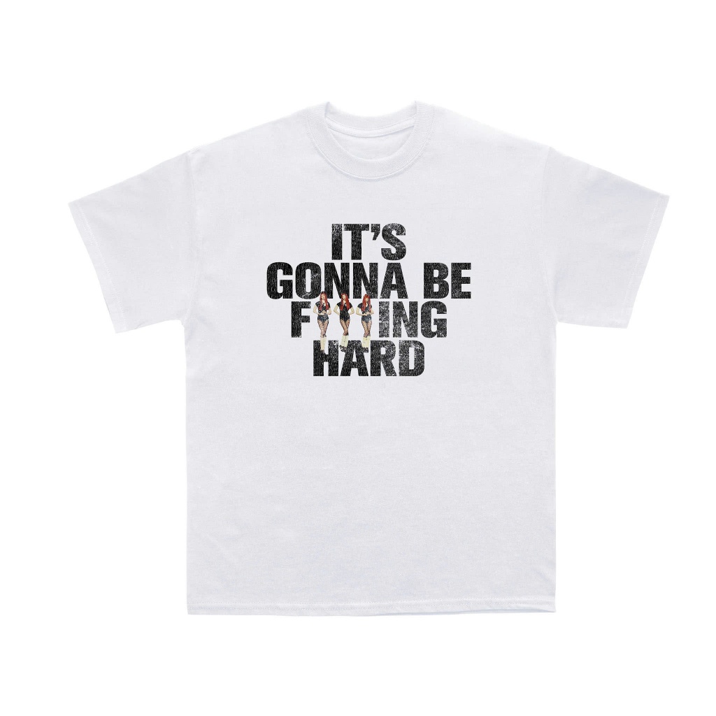 Like Jennie Statement Its Gonne be F***ing Hard Tee เสื้อยืดสีดํา unisex สีขาว