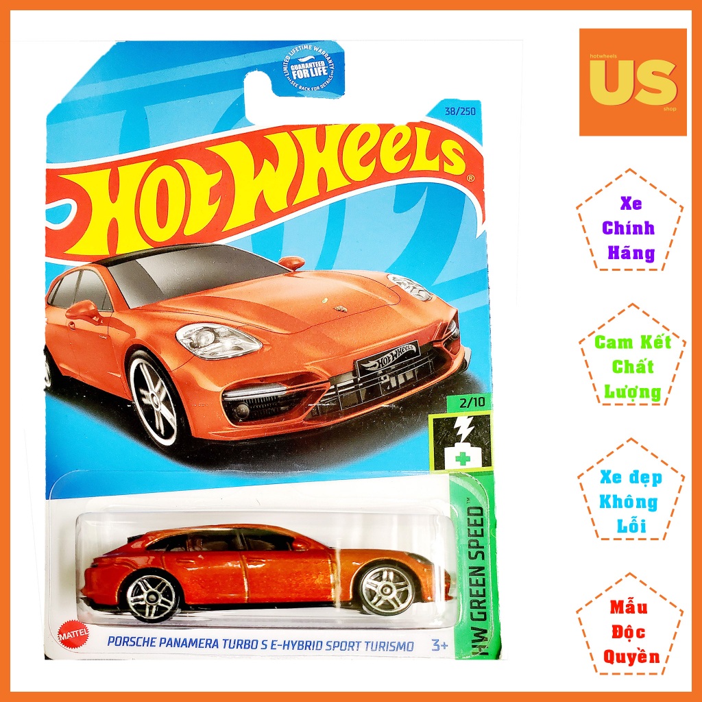 Hot Wheels Porsche Panamera Turbo S E-Hybrid Sport Turismo Cam Model Car – Exclusive Dollar General 