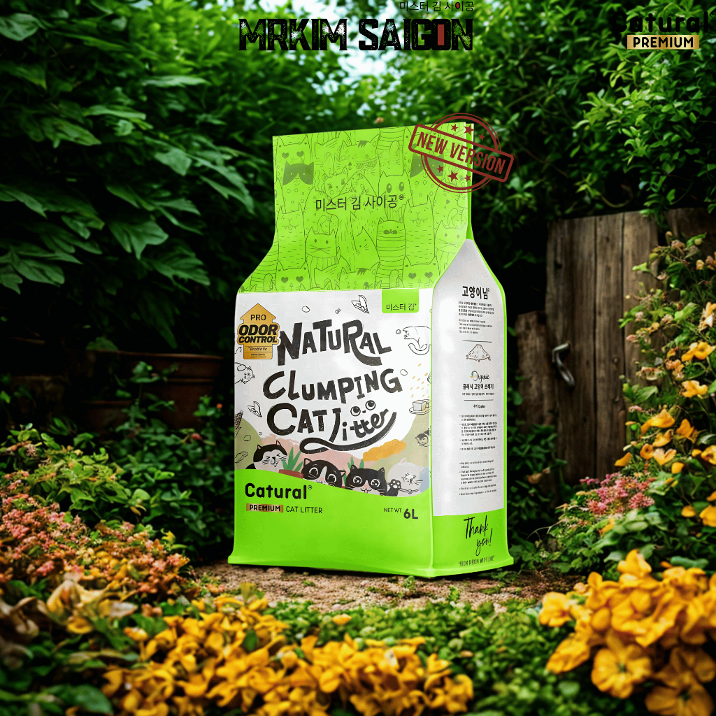 Catural Soy Cat Cat – กระเป๋า 6 ลิตรธรรมชาติ ฝุ่นต่ํา Clumps ได้อย่างรวดเร็ว