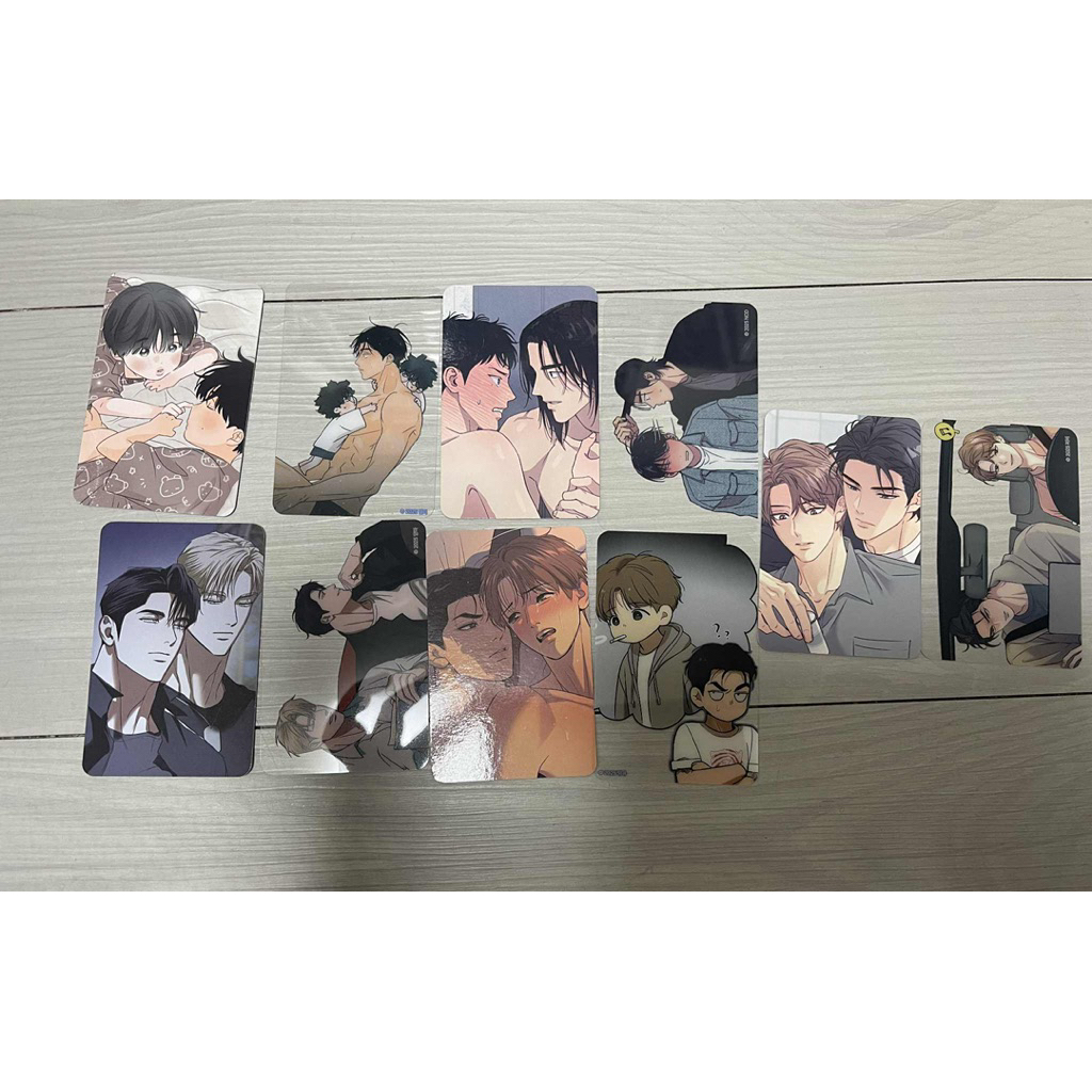 ของขวัญ Lezhin Pop up Store Daybreak Card BL Manhwa Backlight Jinx Melting Season Boylove A Tree ไม่