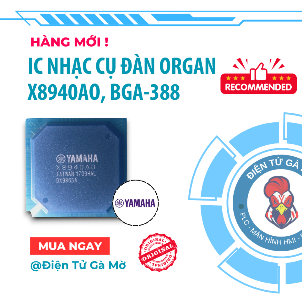[1 CON] เครื่องดนตรีออร์แกน Yamaha IC, X8940A0 X8940AO BGA-388 ใหม่แท้ Yamaha 100% SX 2017+