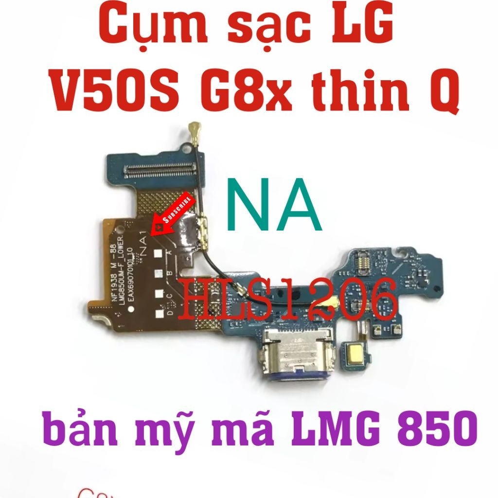 LG G8X v50s บางQ US NA ประกอบการชาร์จ