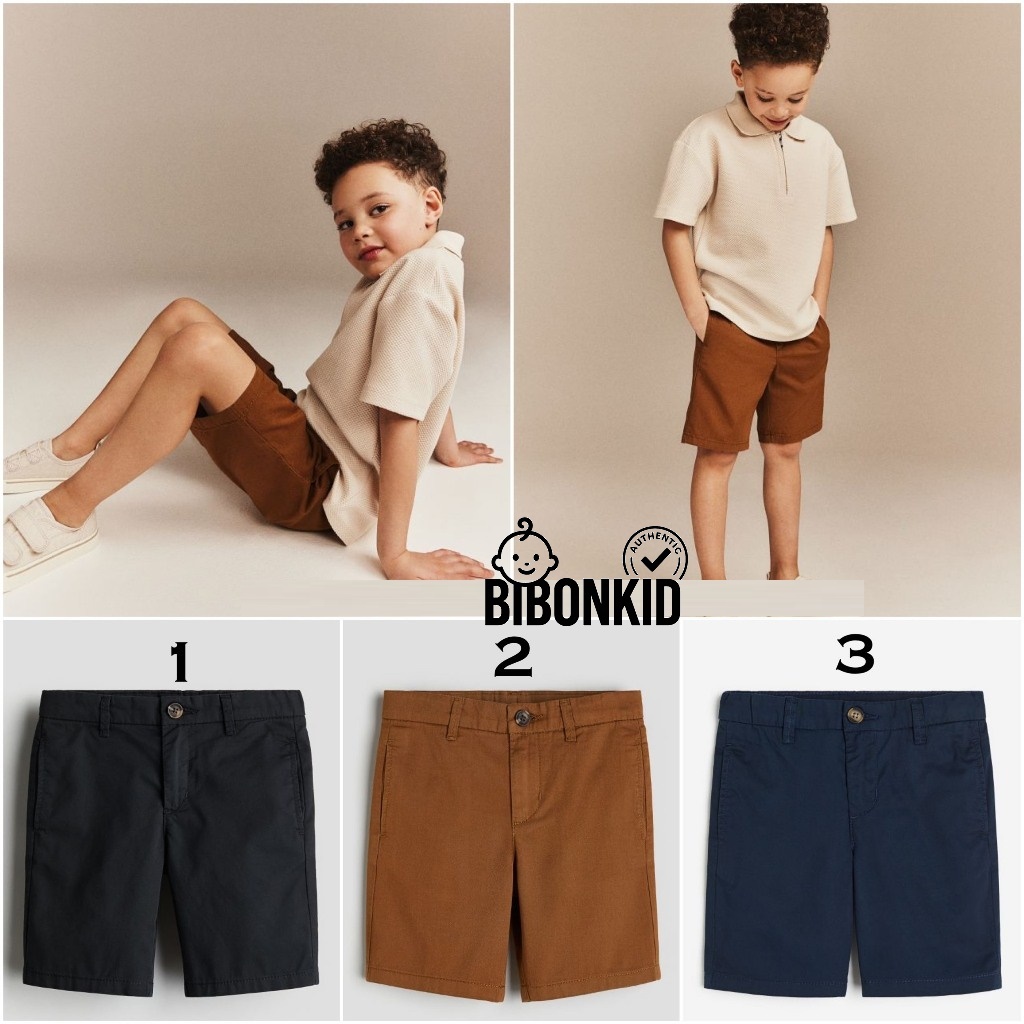[Bibonkid] KIDS HM US กางเกงขาสั้นเด็กชายตัวใหญ่ตั้งแต่ 1.5-2y ถึง 9-10y