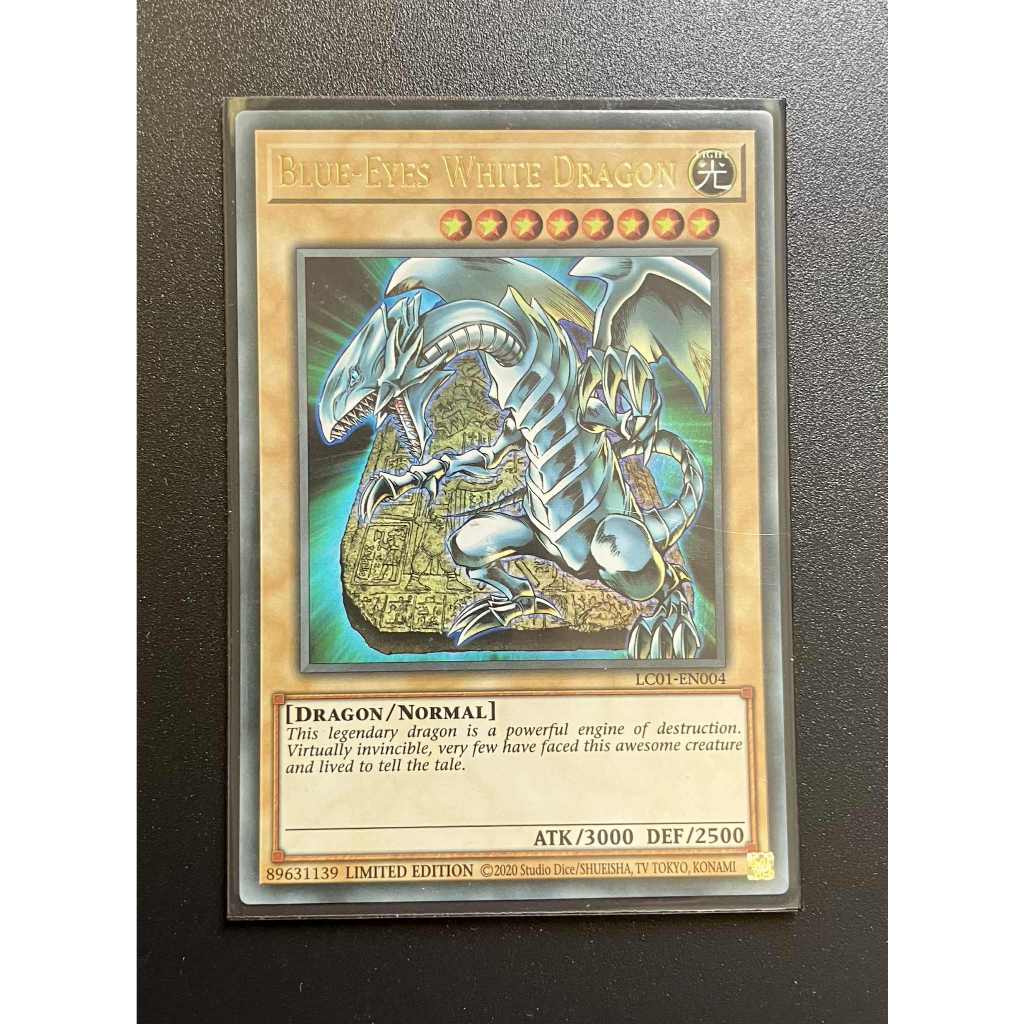YMS - [การ์ด Yugioh] - [TCG-UK] - LC01-EN004 - Blue-Eyes White Dragon - Ultra Rare Limited Edition