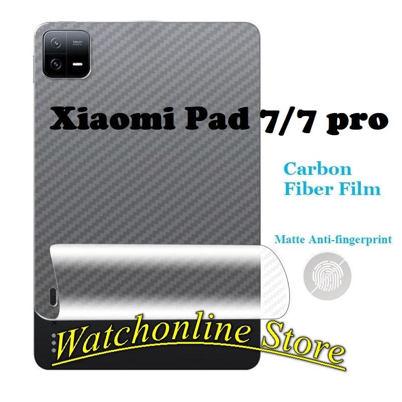 Xiaomi Pad 7 pro Mipad 7 7 pro 11.2 นิ้วฝาหลังคาร์บอนป้องกันลายนิ้วมือ