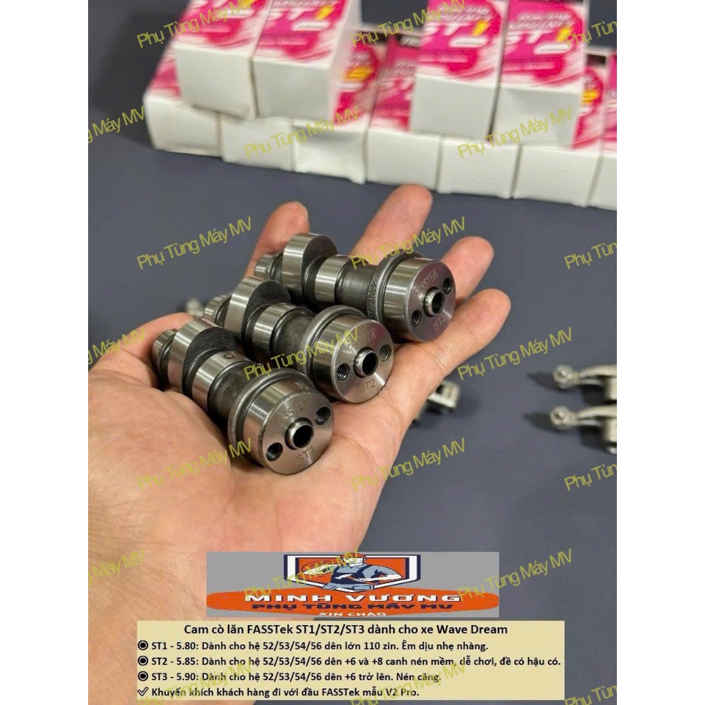 FASSTek ST1/ST2/ST3 โยกลูกกลิ้ง Cam สําหรับ Wave Dream - รูปที่ 2