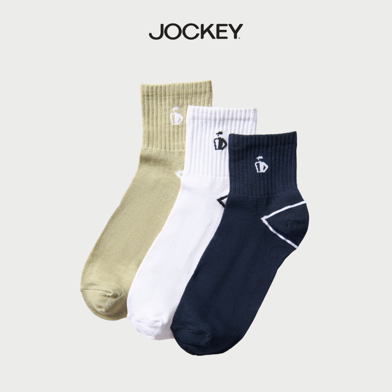 ถุงเท้า Jockey Medium Bamboo แพ็ค 3 ชิ้น - J4070