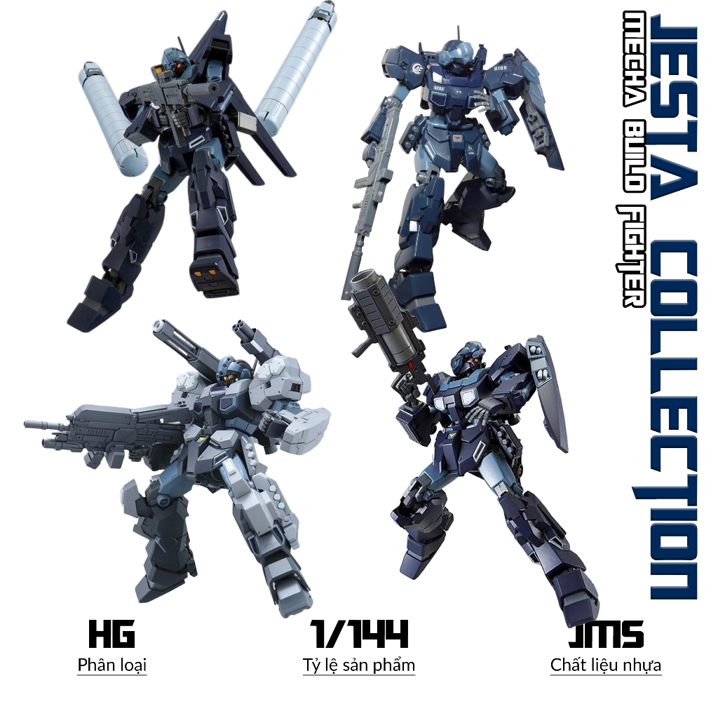 Jesta Collection HG Model, 1/144 Mecha, ของเล่นประกอบพลาสติก