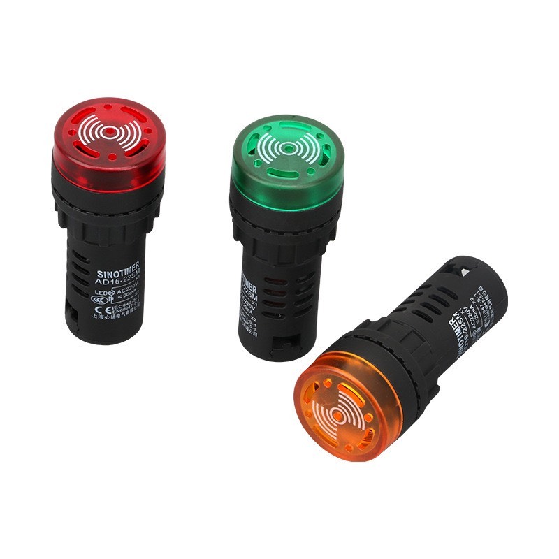 ไฟแสดงสถานะพร้อมทริกเกอร์ 16 22 ไฟแตร AD16-16SM AD16-22SM 24V 220V