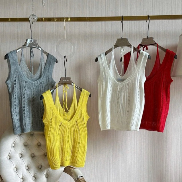 เสื้อกันหนาวแขนกุด mtg สุดน่ารัก คล้องคอ สินค้า QC ฟรีไซส์