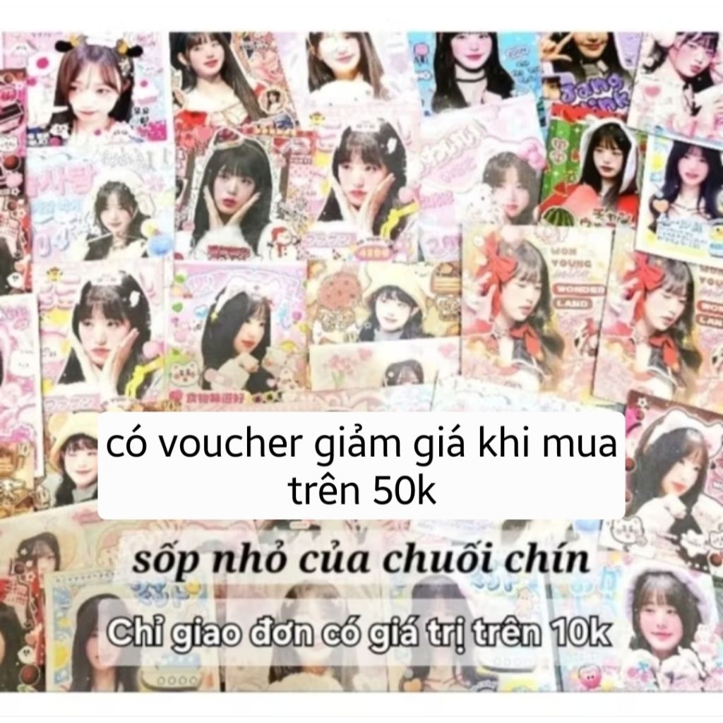 สติ๊กเกอร์ Wonyoung IVE คละลายหลายแบบ