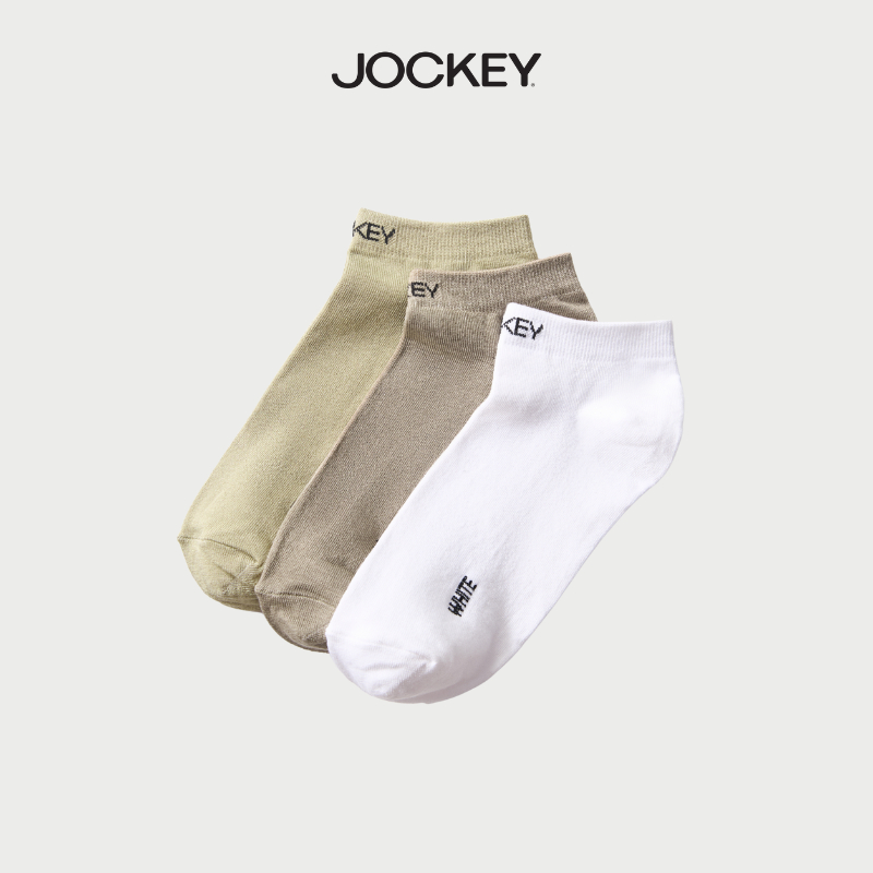 ถุงเท้า Jockey แบบสั้น Bamboo แพ็ค 3 ชิ้น - J4071