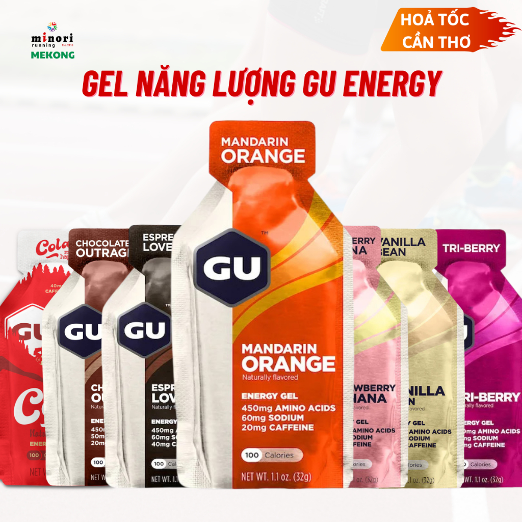 แบรนด์อเมริกัน GU Energy Energy Gel เพิ่มความอดทนระหว่างการแข่งขันการฝึกอบรม