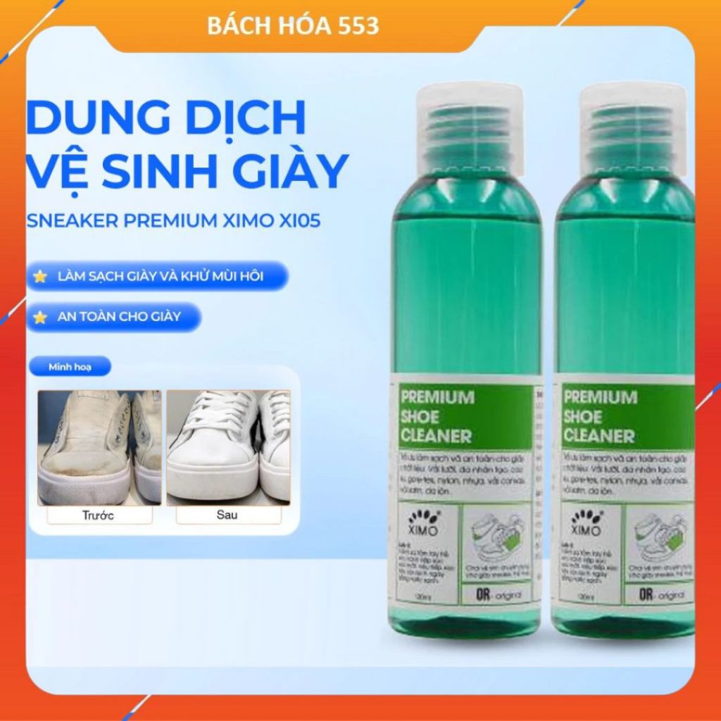 Bottle of Sneaker Premium Shoe Cleaner XIMO 120ML