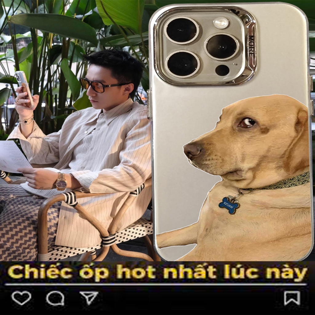 ST Puppy meme เคส iPhone สําหรับ iP 6/6s/7/8/Plus/X/XS/XR/11/12/13/14/15/16/Pro/Max OPST001