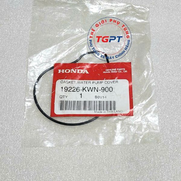 ปะเก็นฝาครอบปั๊มน้ํา Vario Thai Click, Ab125, PCX - 19226-KWN-900/ 19226KWN900