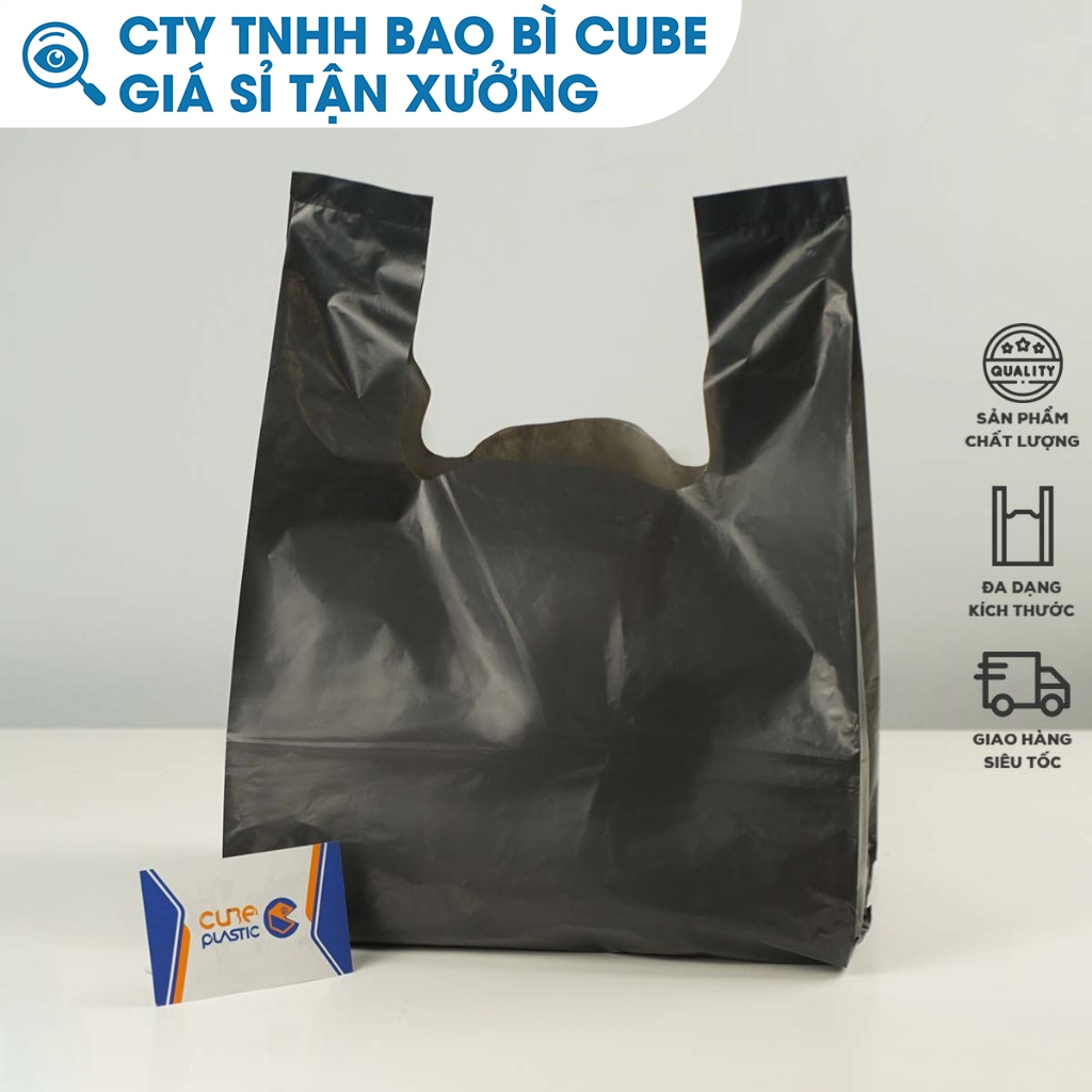 M-Cut ถุงพลาสติกสีดํา - CUBE PACKAGING COMPANY