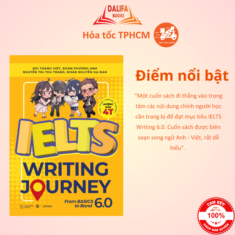 หนังสือ - Ielts Writing Journey จากพื้นฐานถึงวงดนตรี 6.0