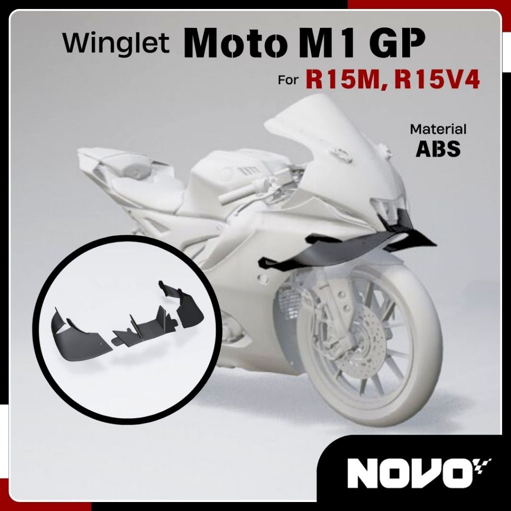 สปอยเลอร์ Moto GP สําหรับ R15M. R15V4 - NOVO moto