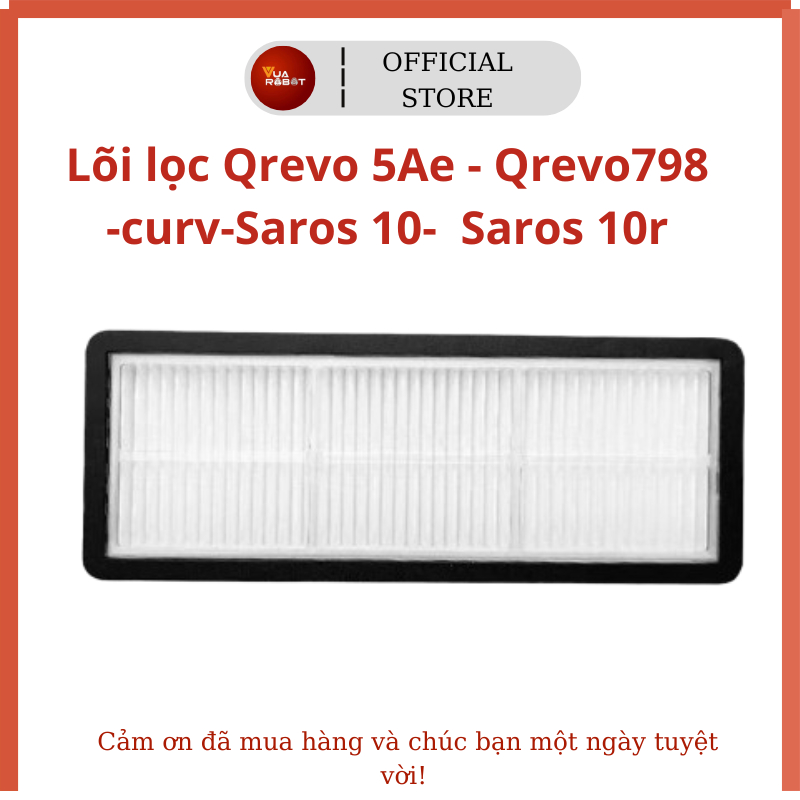 อุปกรณ์เสริมหุ่นยนต์ ROROCK Qrevo 5Ae - Qrevo798 - Qrevo curv Qrevo Saros 10- Qrevo Saros 10r