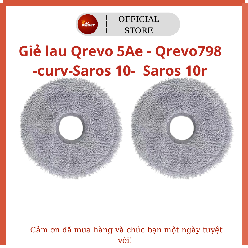 ROBOT ROROCK Qrevo 5Ae ไม้ถูพื้น - Qrevo798 - Qrevo curv Qrevo Saros 10- Qrevo Saros 10r