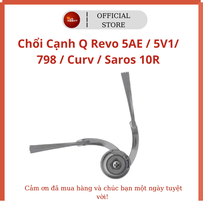 ROBOT ROROCK Qrevo 5Ae แปรงด้านข้าง - Qrevo798 - Qrevo curv Qrevo Saros 10- Qrevo Saros 10r