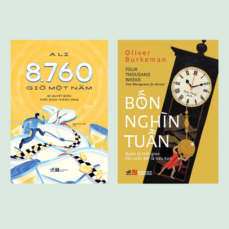 หนังสือการจัดการเวลา Combo: 8.760 A YEAR HOURS + FOUR WEEKS (Nha Nam) - NNB