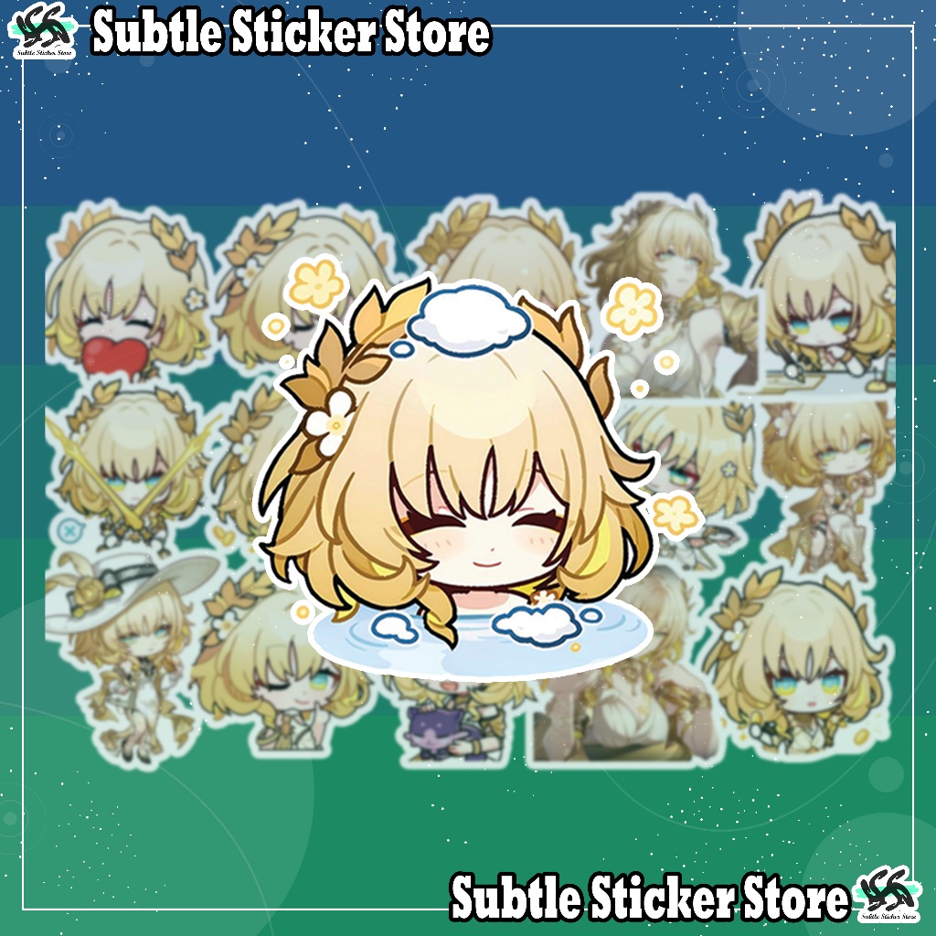 [Honkai Star Rail] - ชุด 10/15 สติ๊กเกอร์ Aglaea - เกม Chi Mang โรแมนติก HSR สติ๊กเกอร์ตกแต่งกันน้ํา