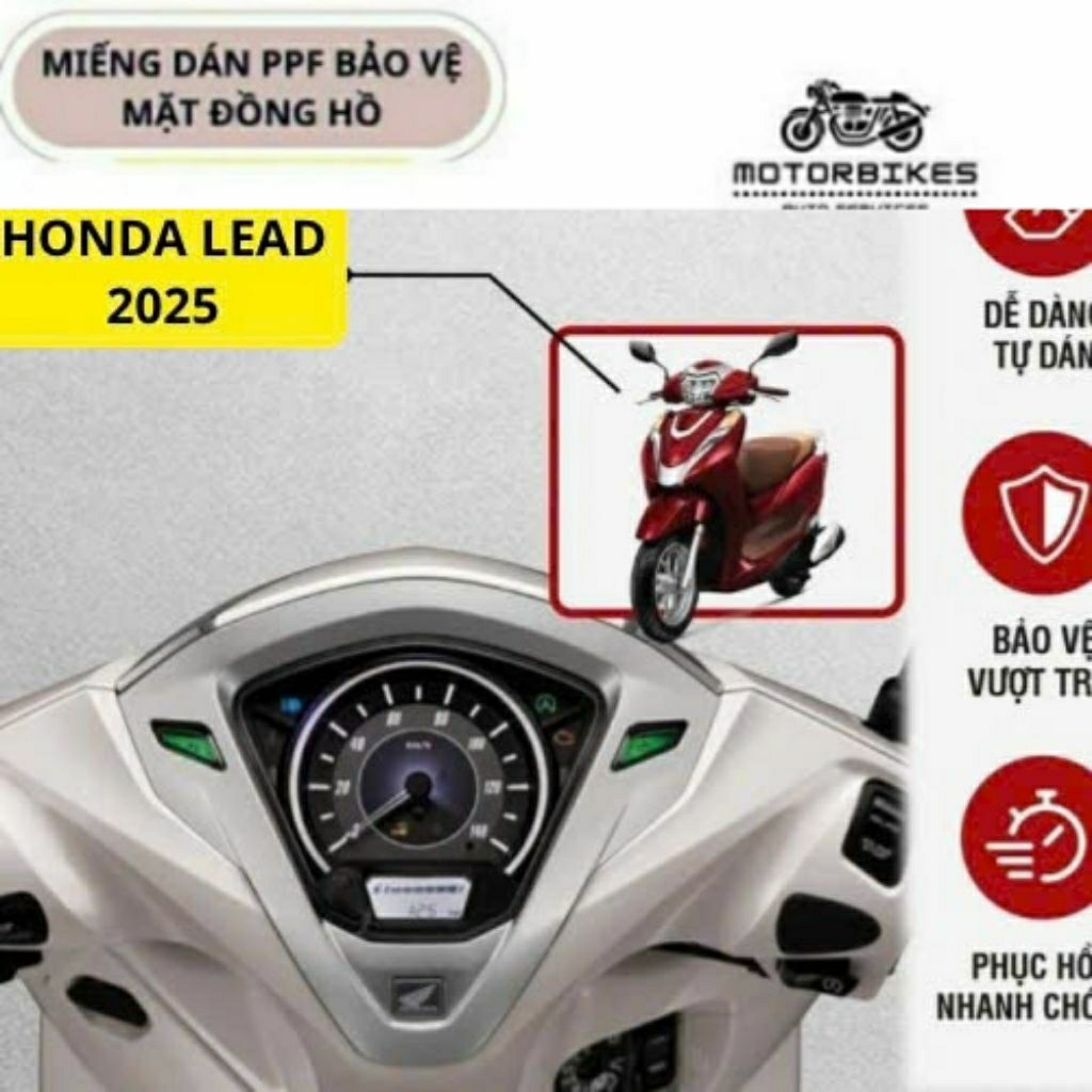 สติ๊กเกอร์ติดรถตะกั่ว 2025 สติ๊กเกอร์ Ppf สําหรับ honda Lead 2018 2025 แผงหน้าปัดรถยนต์ รถหลีดกันรอย