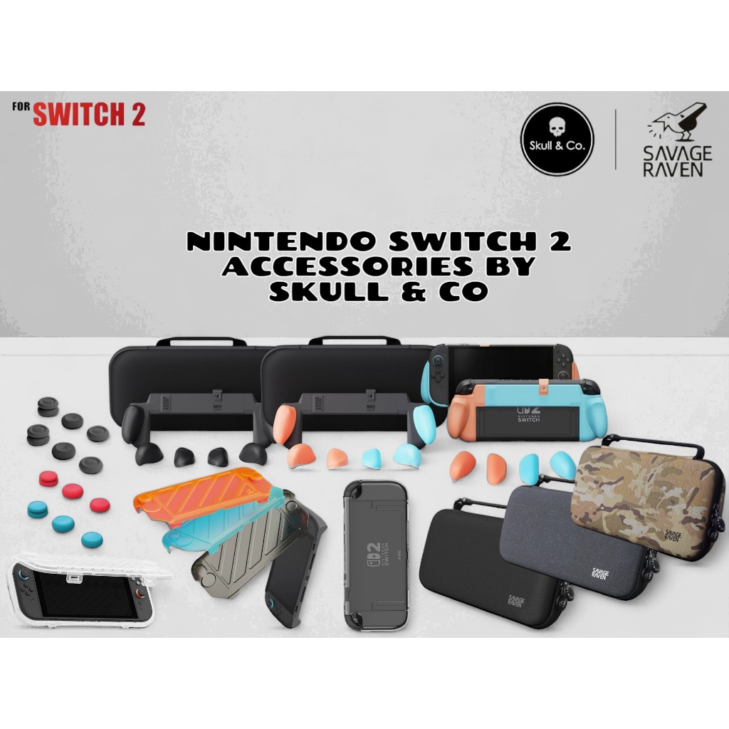อุปกรณ์เสริม Skull & Co Nintendo Switch 2 (เคส Switch 2/ Switch 2 กระเป๋า/ Switch 2 ฝาครอบ/ Grip Switch 2 )