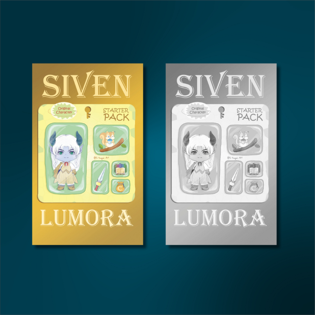 CORNERED CARD 5.5 x 9 SIVEN – OC GREEN FOREST – TK SHOP