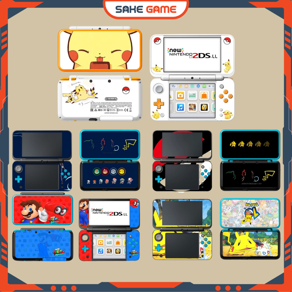 ผิวสติกเกอร์ใหม่ 2DS XL ผิวใหม่ 2DS LL Decal ใหม่ 2DS XL Decal ใหม่ 2DS LL ผิว N2DS Decal N2DS