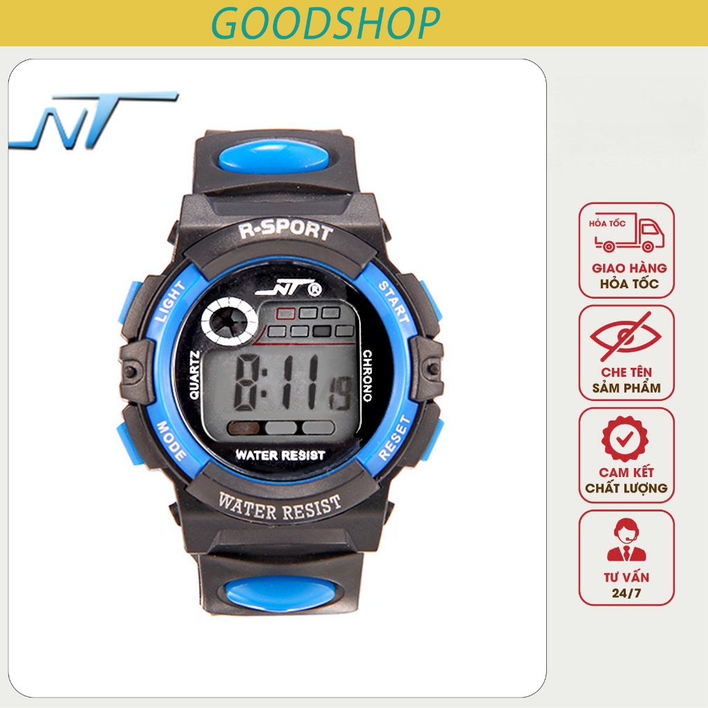 Nt888นาฬิกาสปอร์ตเด็กพร้อมสายยางแฟชั่น