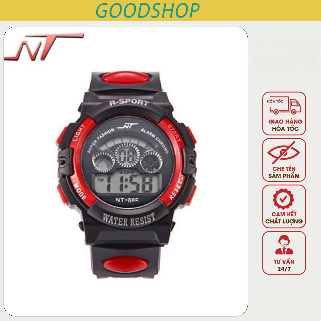 NT888F นาฬิกาสปอร์ตเด็กสายยาง