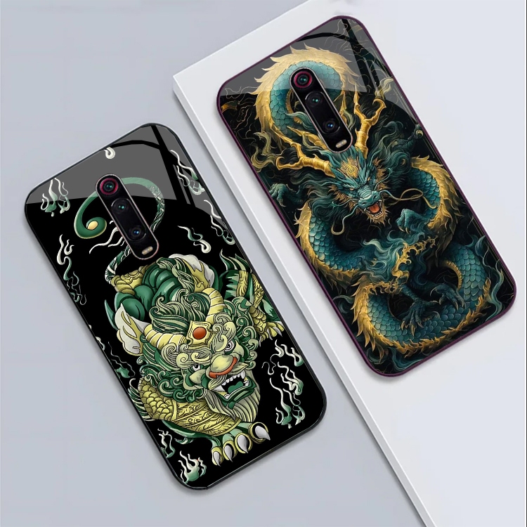 เคส Xiaomi Mi9T, Mi9T Pro กระจกนิรภัยด้านหลังเงา