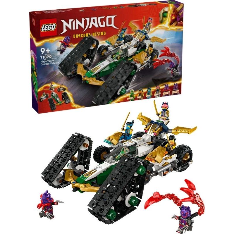Iego 71820 Ninja Team Combo ของเล่นประกอบยานพาหนะ -FULL SET
