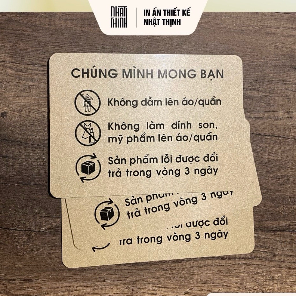 CLOTHING SHOP RULE TABLE • SHOP RULE TABLE • GOLD ALUMINIUM