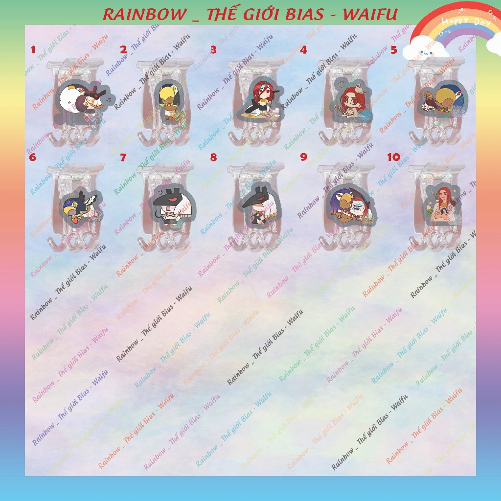 Ennead micla แคลมป์ก้ามปู แคลมป์ 5 ฟัน อะคริลิค Great nine manhwa bl