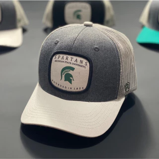 (NEW) MICHIGAN STATE หมวกและหมวก Unisex ผ้า KAKI แฟชั่นนําเข้า (รูปถ่ายจริง)