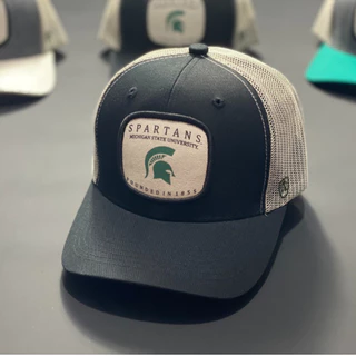 (NEW) MICHIGAN STATE หมวกและหมวก Unisex ผ้า KAKI แฟชั่นนําเข้า (รูปถ่ายจริง)