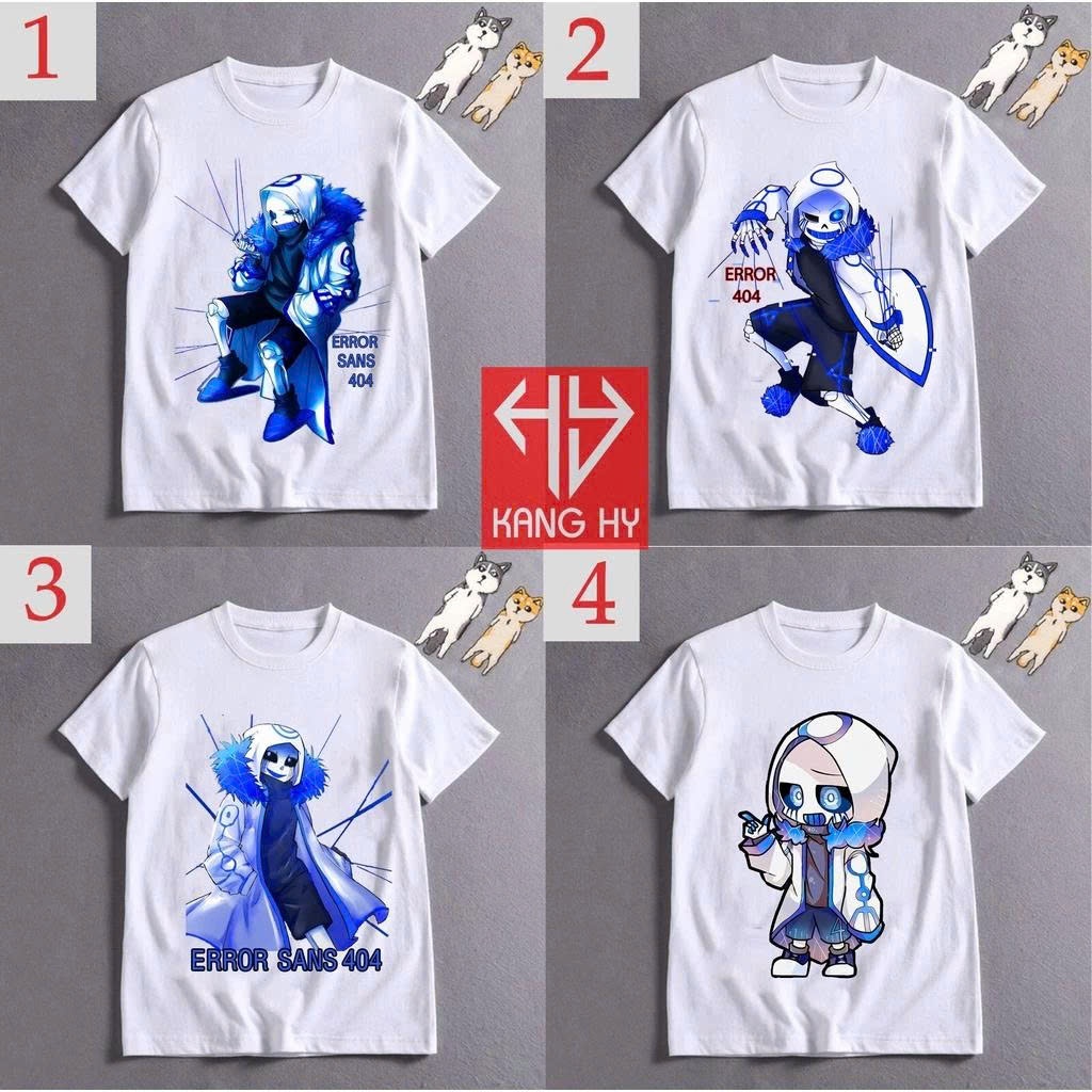 เสื้อยืดเด็กพิมพ์ลาย Sans Error 404