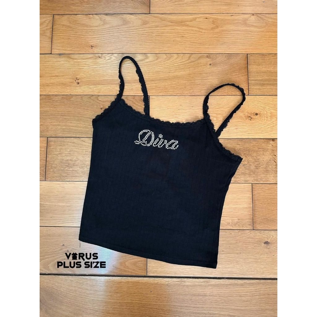 [virusplussize]f21plus diva เสื้อคล้องคอ ไซส์ใหญ่แท้(1293-1696)