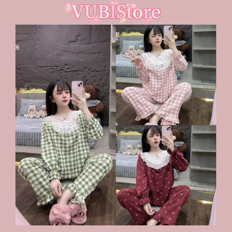 ชุดลูกไม้แขนยาว PIJAMA