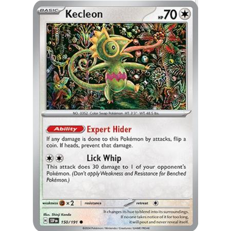 [การ์ดโปเกมอน TCG] Kecleon - 150/191 - ทั่วไป